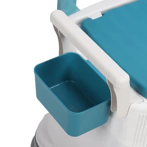 Portable Toilet Seat Widen Handle Adjust Height Prevent Slip Commode Chair With - Picture 1 of 23