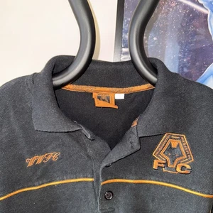 Wolverhampton Wanderers Wolves Vintage men’s Polo Shirt XL - Picture 1 of 4