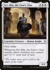 4x Syr Alin, the Lion's Claw - NM - Throne of Eldraine - SPARROW MAGIC - Picture 1 of 1