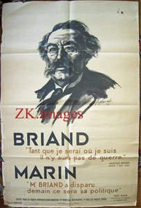 ARISTIDE BRIAND Politique Socialiste GABORIAUD Aff 1932 - Picture 1 of 1