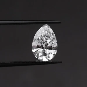 1.04 Carat Pear Cut Lab Grown Diamond Loose For Pendant / F-VS2 Clarity Diamond - Picture 1 of 9