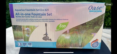 Filtro de estanque de peces al aire libre patio trasero medio 800 900 bomba de agua OASE ECO 825 GPH Foto 1 de 2