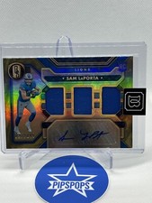 2023 Panini Gold Standard Rookie Jersey AUTO Triple Sam Laporta RPA 27/149 