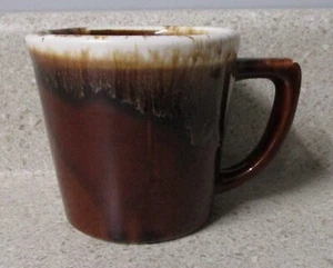 MCCOY USA GLAZED DRIP D HANDLE COFFEE MUG - Picture 1 of 3