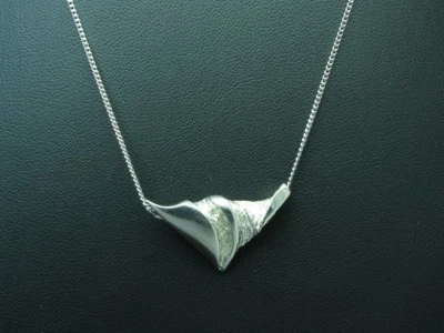 925 Argento Sterling Collier / Vero Argento/39,5cm/3,5g - Immagine 1 di 3