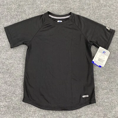 Russell Athletics Boys Short Sleeve Shirt Black Size Youth Small - Image 1 of 4