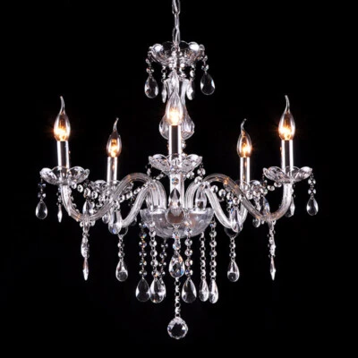 Crystal Pendant Light Bar Light Kitchen Chandelier Lighting Vintage Ceiling Lamp - Image 1 of 4