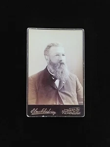1890 Massachusetts State Senator Oscar Ely Signed Photo CDV Senate Cabinet Card - Picture 1 of 24