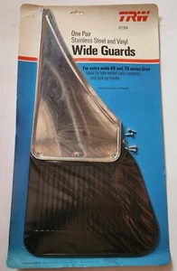 TRW 20-1/2" x 10" Stainless Steel Splash Guards 60 & 70 Series Tires USA - Picture 1 of 2