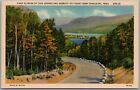 Lake George & Sabbath Day Point From Tongue Mt Trail New York Postcard D756