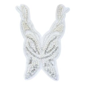 Wedding Dress Butterfly Embroidered Bead Tube Embroidery Detachable Shirt
