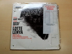 Lotte Lenya/Kurt Weill : Happy End/1969 CBS LP/Ex BBC Gramophone Library/EX - Picture 1 of 15