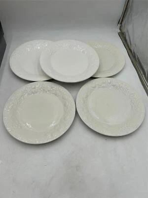 5) PLATOS DE CENA FARBERWARE BLANC SUR BLANC #422 **LEER** Foto 1 de 3