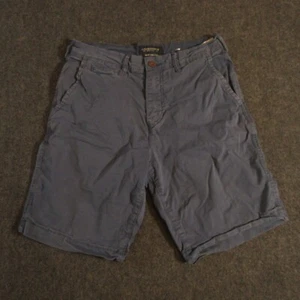 American Eagle Next Level Flex Shorts Mens 28 Blue Gray Pockets Chino Classic - Picture 1 of 12