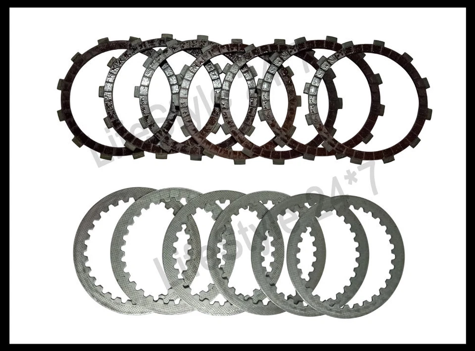 ROYAL ENFIELD CLUTCH FRICTION & PLAIN PLATE KIT 500cc UCE #888102 -DSTRADERS-AU