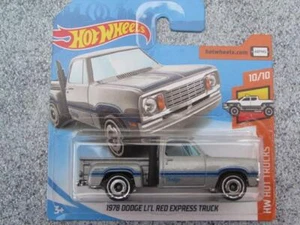 Hot Wheels 2019 #055/250 1978 DODGE Li'L RED EXPRESS TRUCK silver @J - Picture 1 of 2