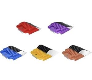 Professional Animal Stainless Steel 5 Color Guide Comb Set for 10#/15#/30#.. - Picture 1 of 5