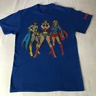Vintage DC Comics Entertainment Weekly Damski Super Heroes T-shirt Niebieski Rozmiar M