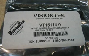 Vintage Macintosh RAM/Memory 8MB Simm 72 Pin 8 MB Visiontek VT15114.0 2X32-60 - Picture 1 of 1