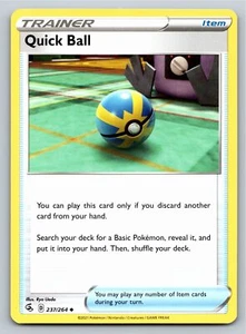 Tarjeta Pokémon Quick Ball 237/264 poco común Fusion Strike - casi nueva - Imagen 1 de 2