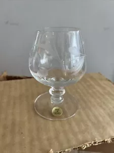 Juego de 6 brandy o coñac - hecho en Polonia - descontinuado - flor/hojas - Imagen 1 de 9
