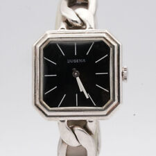 Dugena Women's Watch 935 Silver 20MM Hand Wound Vintage RAR Wrist Watch 5