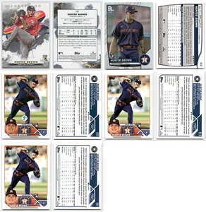 Hunter Brown RC Rookie 5 Card Bulk Lot - Picture 1 of 3