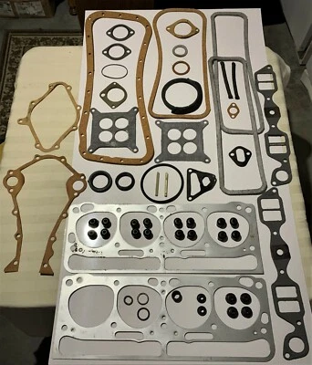 Oldsmobile 1965 juego de juntas de culata 1965 66 67 F-85 V8 (opcional 442) motor reemplaza 388181 Foto 1 de 3