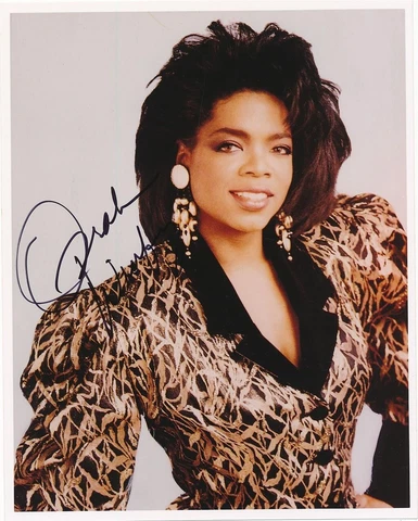 Oprah Winfrey- Signed Color Photograph Cover