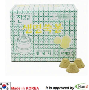 80PCS Korea Natural Big Moxa Cones Self massage moxibustion Warmer Holder Device - Picture 1 of 5
