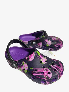 Crocs Kids' Classic Meta Scape Clog Neon Purple Multi US KID'S J5 / EUR 37-38