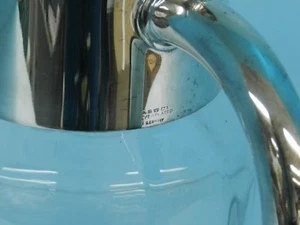 VTG. PRE WAR GERMANY ASCI SILVER-PLATED & CRYSTAL PITCHER~Wonderful Cond! - Picture 1 of 7