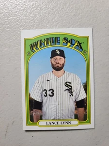 2021 Topps Heritage High Number #709 Lance Lynn Short Print SP NM Free Shipping - Bild 1 von 2