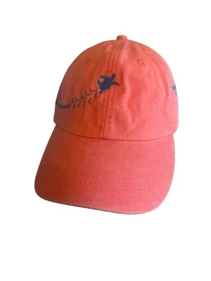 Anna Maria Island Reloj Tortuga Coral Rosa Gorra Sombrero Ajustable Foto 1 de 4