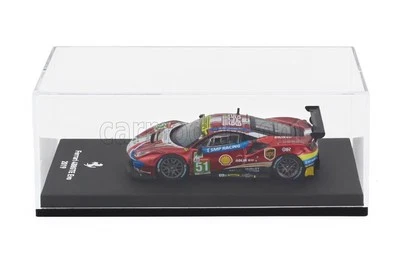 MODELLINO AUTO STATICO FERRARI 488 GTE WINNER LE MANS 2019 CALADO PIERGUIDI 1/64 - Immagine 1 di 4