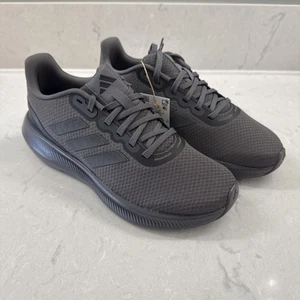 Adidas Turnschuhe Runfalcon 3.0 Grau Komfort Tennisschuhe Aktiv Herren Größe 8 Neu - Bild 1 von 10