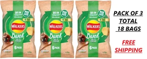 Walkers Baked Salt and Vinegar Crisps, 18 x 25 g - Picture 1 of 6