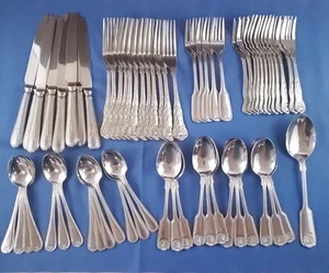 Towle HOTEL Multi Motif ~ Set of 67 pc pieces~ 18/10 Stainless Glossy Flatware - Picture 1 of 24