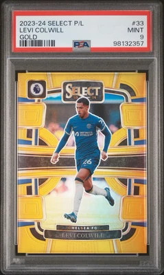 2023-24 Select Premier League Levi Colwill GOLD /10 Chelsea Psa 9 England - Image 1 of 3