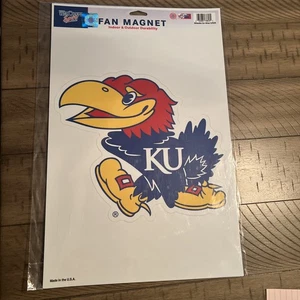 NIP NCAA KANSAS UNIVERSITY JAYHAWKS FAN MAGNET 10.5” - Picture 1 of 1
