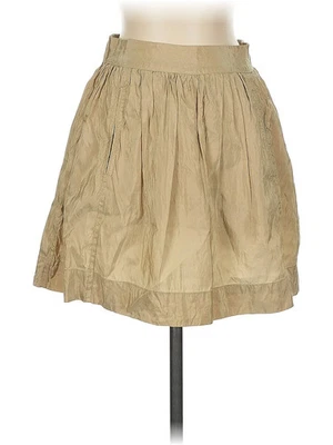 Falda de seda marrón XS Calypso St. Barth para mujer Foto 1 de 2