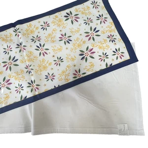 Floral Tischläufer 71 x 14,5 Modern Blume Blau Gelb Sommer Frühling Pflegeleicht - Bild 1 von 8