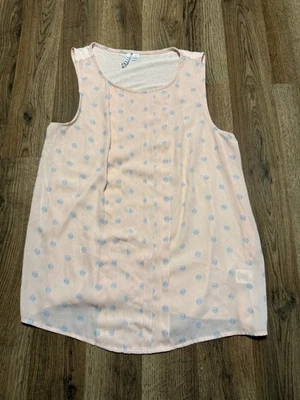 Regata Elle, Feminina Tamanho Médio, Rosa Preto Branco, Sem Mangas, Transparente - Imagem 1 de 4