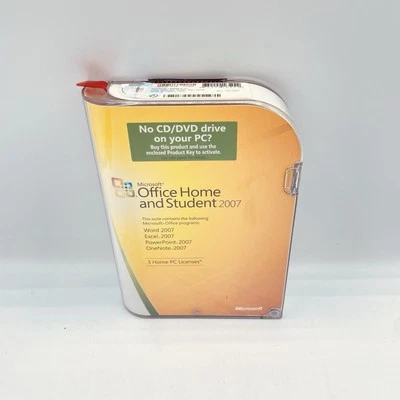 Microsoft Office 2007 Home and Student w/ Product Key Word Excel PowerPoint - Image 1 of 4