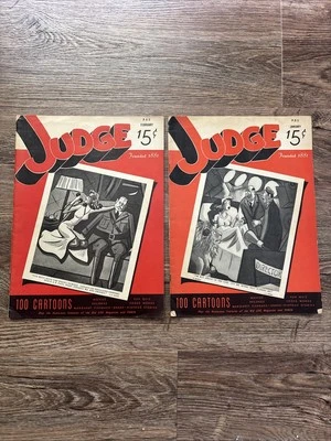 Judge Humorous Magazine Lot 1941 January & February - R510 - Image 1 of 4