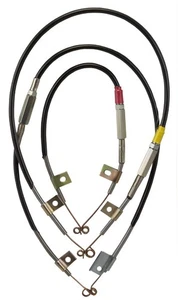 1964-65 GTO/LEMANS CLIMATE CONTROL CABLES, NON A/C CARS - Imagen 1 de 1