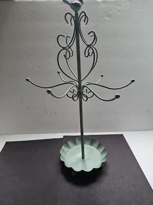 Collar Anillo Pulsera Joyería ÁRBOL GIRATORIO Soporte Exhibición Cableado Metal Envejecido  Foto 1 de 4