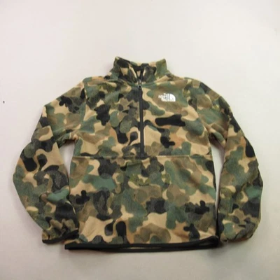 North Face Jacket Boys Large 12 Long Sleeve Full Zip Pockets Fleece - Image 1 of 4