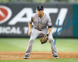 GFA Colorado Rockies JORDAN PACHECO Signed 8x10 Photo J3 COA - Picture 1 of 2