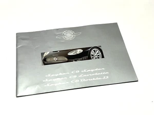 Spyker C8 Spyder C8 2002 Laviolette C8 doble 12 folleto - Imagen 1 de 1